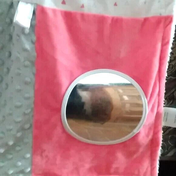 Teddy Bear Embroidery Art Mar Baby Crib Blanket 39 x 30 Soft Bedding Mirror - Picture 3 of 8